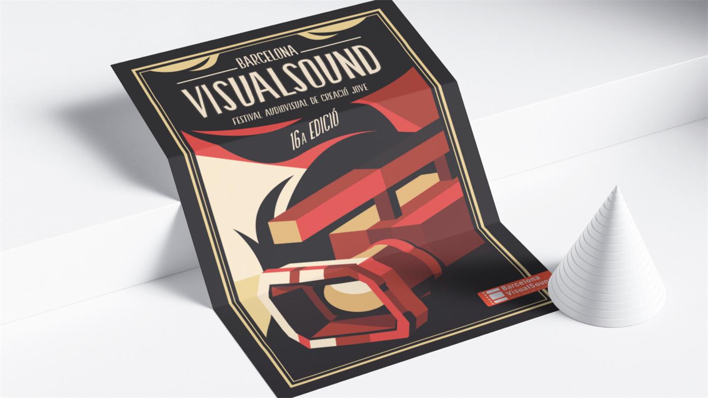 Cartel de la 16ª edición del festival Barcelona VisualSound